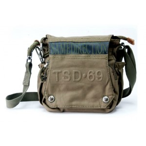 army green Canvas satchel bags for men