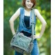 men canvas shoulder messenger bag