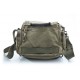 army green men canvas shoulder messenger bag