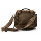 khaki canvas messenger bag