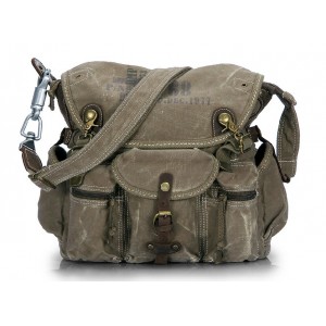 Vintage canvas messenger bags men, canvas travel shoulder bags for men