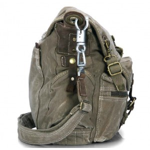 canvas travel shoulder bags for men