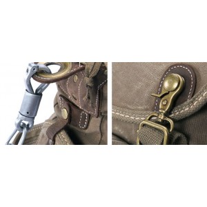 canvas travel shoulder bag