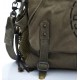 army green canvas satchel book bag