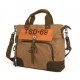 yellow canvas satchel bag for men