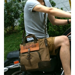 Canvas shoulder bag popular for men
