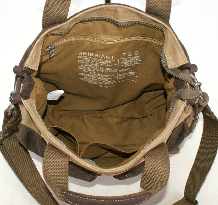 Vintage canvas messenger bag, mens canvas satchel bag - YEPBAG