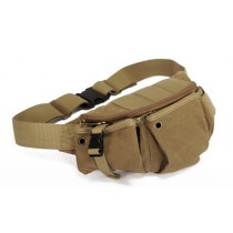 khaki Canvas belt bag