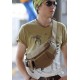 khaki unique fanny packs