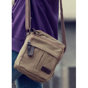 mens small canvas shoulder bag