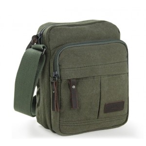 army green canvas shoulder bag
