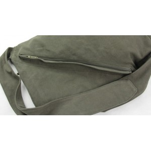 One strap book bag army green