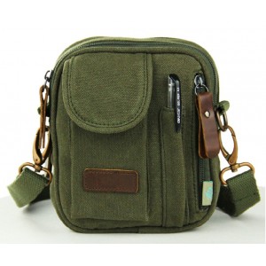 Small canvas messenger bags for men, mens small canvas satchel