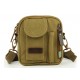 khaki Small canvas messenger bags for men