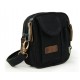 black mens small canvas satchel