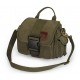 army green canvas belt pouch