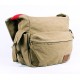 khaki men's canvas satchel