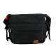 black men's canvas satchel