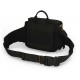black canvas belt pouch