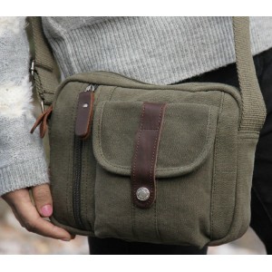 army green Messenger bag for women