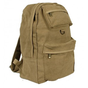 khaki trendy backpack