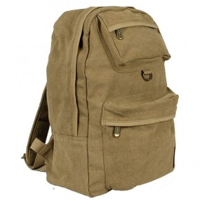 khaki trendy backpack