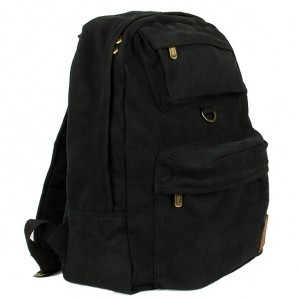 black trendy backpack