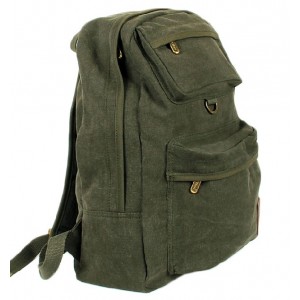 army green trendy backpack