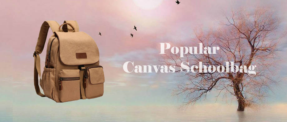 FASHION CANVAS SMALL BACKPACK FOR GIRLS