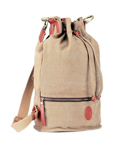 Canvas drawstring backpack, canvas knapsack - YEPBAG