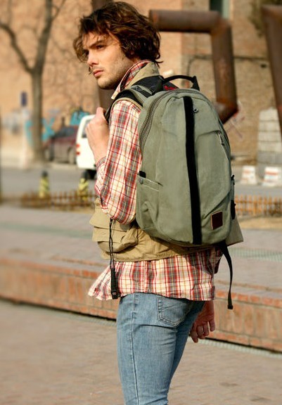 Cotton canvas backpack, awesome backpack - YEPBAG