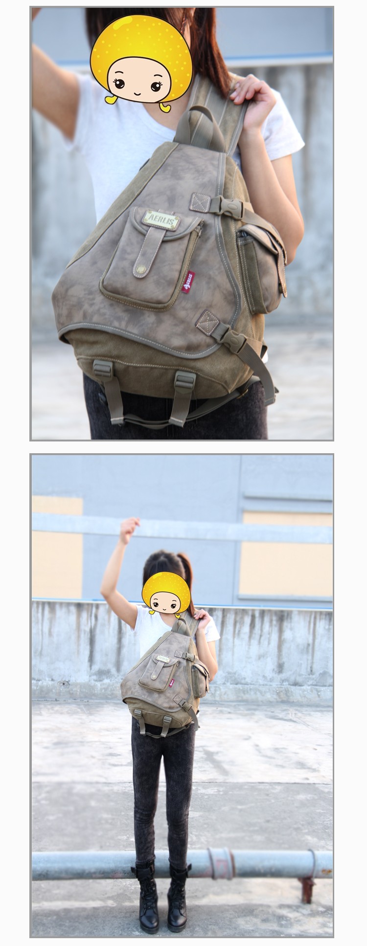 Cool backpacks for boys, sling bag for men - YEPBAG
