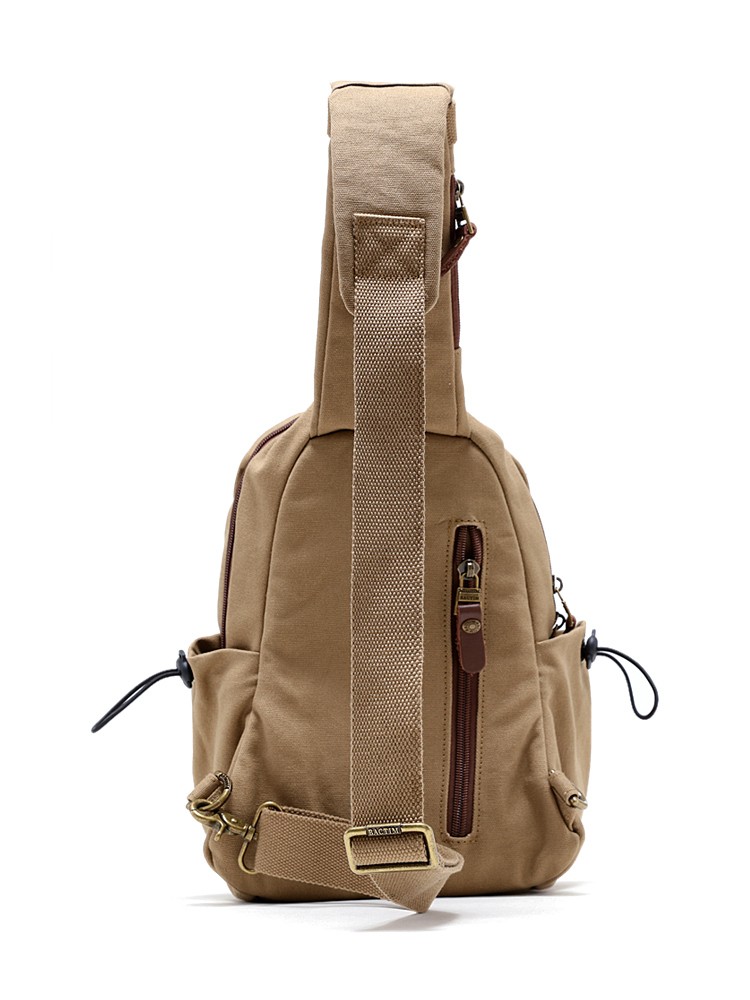 Current Canvas Chest Pack, Best Travel Shoulder Bag - YEPBAG