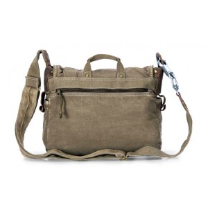 Canvas satchel bookbag, canvas messenger bag natural - YEPBAG