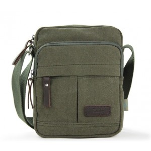 Ladies canvas shoulder bag, small canvas shoulder bag - YEPBAG